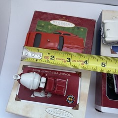 Vtg Hallmark Ornament Lot 5pc Classic American Cars 1969 Pontiac GTO The Judge +