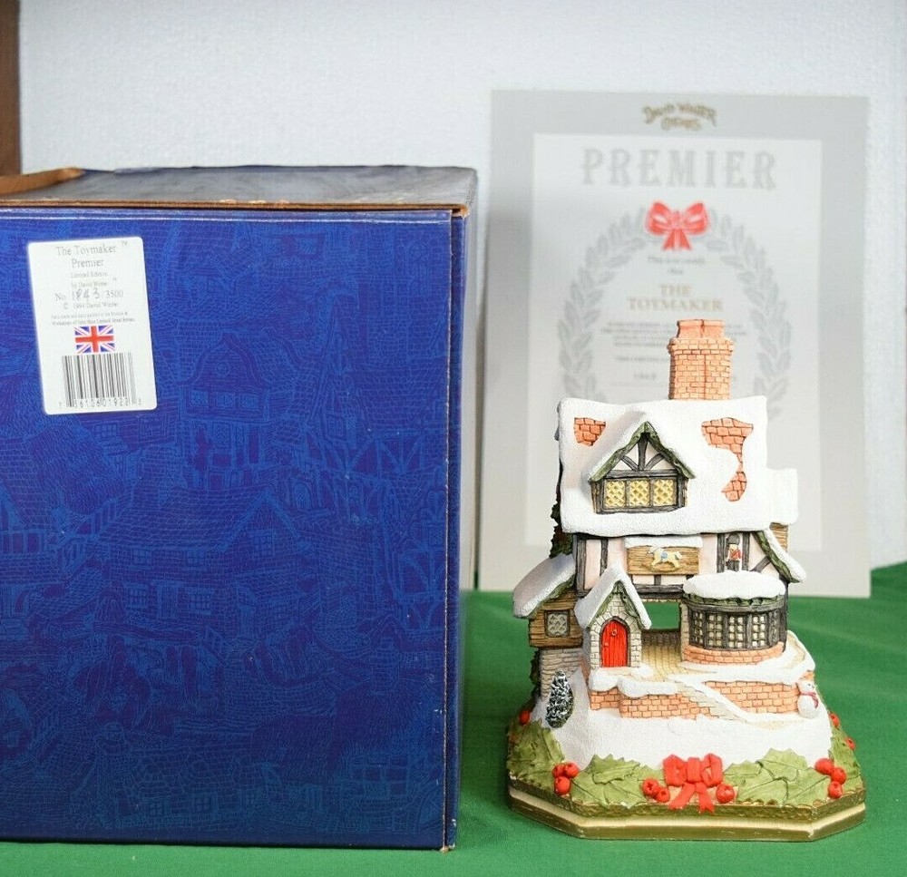 David Winter Premiere The Toymaker, Signed Mint in box with COA #1843/3500