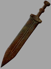 200 BC Ancient Roman Combat Gladius Legionary Battle Sword Pugio Fight Weapon