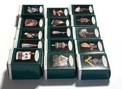 15 Vintage Hallmark Christmas Tree Miniature Adorable Ornaments Un-Used. Ex Cond