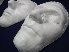 Life-Size Hydrocal Replicas of Original Joseph & Hyrum Smith Death Masks LDS