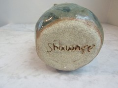 1930’s – 40’s Shawnee Pottery Organic Heavy Clay Jug /Vase Made in USA