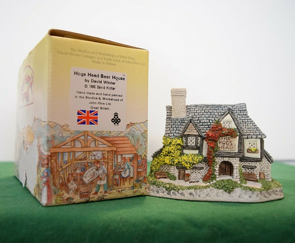 David Winter Hogs Head Beer House. In original box with a COA.
