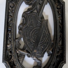 VTG 1968 Homco Set of 3 Wall Plaques Medieval Sword Shield Castle Goth Decor USA