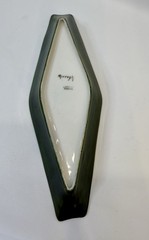 Vintage Limoges France Hand Painted Olive Tray, Gold Trim: Signed, EUC