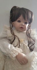 Porcelain One-of- Kind Artisan Doll – “Tibby” by doll Artisan Gwen Bentley