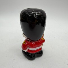 Ceramic British Guard Toy Soldier Coin Bank Approx 5 in