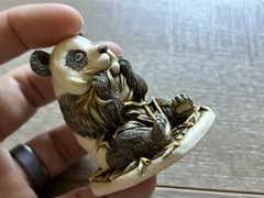 Vintage Harmony Kingdom Bamboozled Panda Trinket Box United Kingdom
