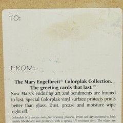 Mary Engelbreit Art Wall Plaque Colorplak THE HAND OF AN OLD FRIEND Sunflowers