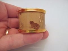 *Enamel Napkin Ring Rowena Stott Nature Notes of an Edwardian Lady Edith Holden