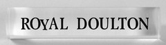 Royal Doulton Advertising Signs Plastic Sign 7 11707155