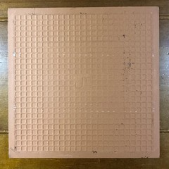 Spanish Ceramic Tile Aqui Vive Un Profesor Square