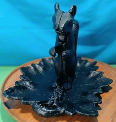 Vintage Aluminum Cast Squirrel Collectible Nut Cracker Black