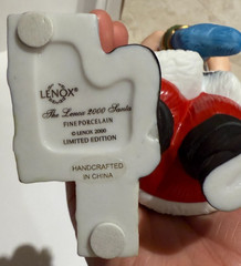 2000 The Lenox Santa Collection. LENOX 2000 annual SANTA CLAUS Figurine.