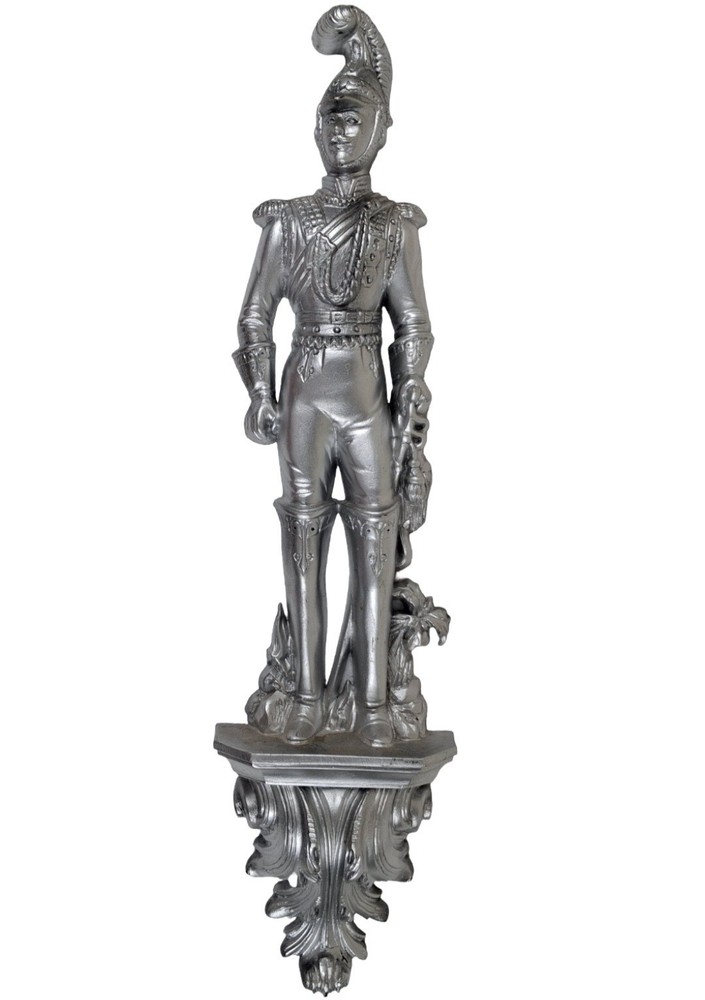 1965 Burwood Vintage Medieval Soldier Knight Gothic 24″ Wall Hanging Decor #4325