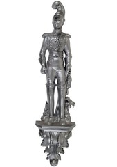 1965 Burwood Vintage Medieval Soldier Knight Gothic 24″ Wall Hanging Decor #4325