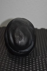 Skull With Black Cuffed Knit Beanie Figurine