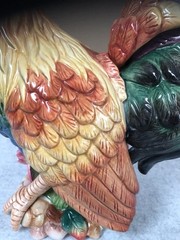 Fitz & Floyd Lg. Ceramic Rooster Coq Du Village Country Classic Cottage French