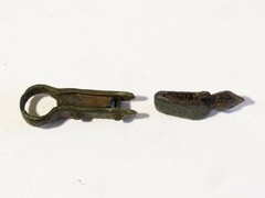 2 x Medieval Mounts Metal Detector Find Ex Martins Lot #CM162