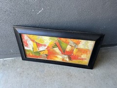 Brittini Painting Artist Abstract Modernist Pop Art Mid Century Mcm vintage