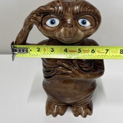 Vintage 1980s E.T. Night Light Lamp Hand Painted Ceramic Rare Working As Should