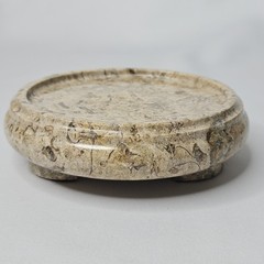 5″ Round Marble Plant Stand Beige Stone Footed Candle Holder – Pier 1 – Pakistan