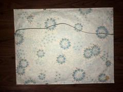 Antique Delicate Handmade White Lace In A Gold Frame Ready to Hang 15” X 12”