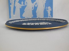 WGC 2006 Amex Golf Championship Wedgwood Blue Jasperware 10″ Golfing Tray #13