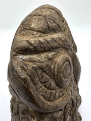 300 BC Ancient Greek Roman Statue Owl Athena Pure Stone Large Carved Artifact