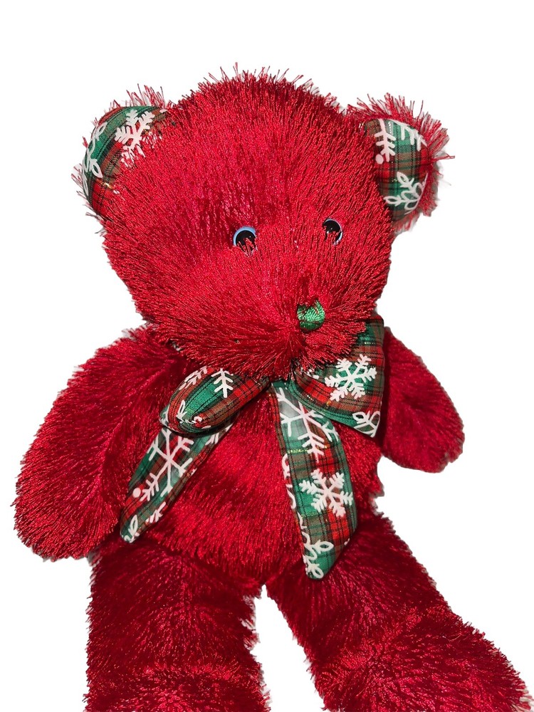 Sugar Loaf Red Bear 15” Plush Stuffed Animal Plush Fun