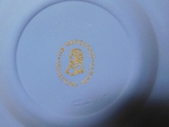 Vintage Wedgwood Blue Pair of Sweet Dishes Collectable Wellington & Napoleon