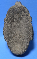 PRE-COLUMBIAN MIXTEC BASALT FACE PENDANT