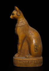 Authentic Ancient Egyptian Antiques Rare Goddess Bastet Statue Figurine BC