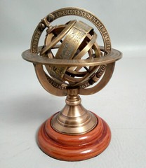 Nautical Sphere Globes Antique Maritime Brass Handmade Tabletop Armillary gift