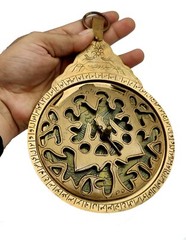 8.5″ Hanging Brass Arabic Astrolabe Globe Maritime Navigational Astrological