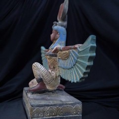 Ancient Egyptian Goddess Isis Statue Supreme Goddess of Magic Pharaonic Antique
