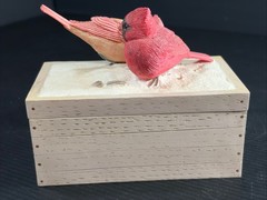 Hallmark Marjolein Bastin Nature’s Sketchbook Cardinal Birds Trinket Box 1990s