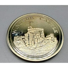 Tower Mint Windsor Castle Dover Castle Solid Nickel Silver Medallions-2 1984