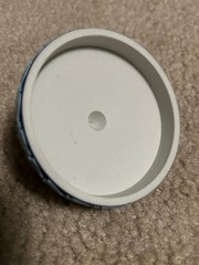 ANTIQUE WEDGWOOD BLUE JASPER jasperware TOBACCO JAR England 3 1/2