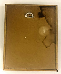Vintage Silhouette Convex Bubble Glass Pictures 5″ x 4″