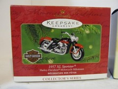 Hallmark Keepsake Christmas Ornament Harley Davidson Motorcycle 1999-2002 Lot