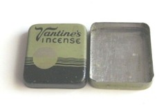 Rare Vintage 1920’s VANTINE’S INCENSE: Sample Mini Tin no Incense