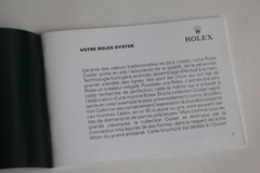 ROLEX Booklet Your Rolex Oyster 2004 booklet (61122)