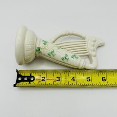 Lot Of 6 Vintage Belleek Irish Shamrock Porcelain Harp Murphys Pub St Patrick’s