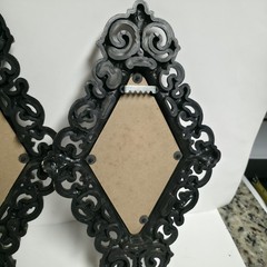 VTG Homco Home Interiors Butterfly Diamond Wall Plaques Set of 3 Gold Frames