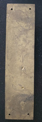 Eastlake Style Cast Brass Push Plate, Door Hardware, Ornate