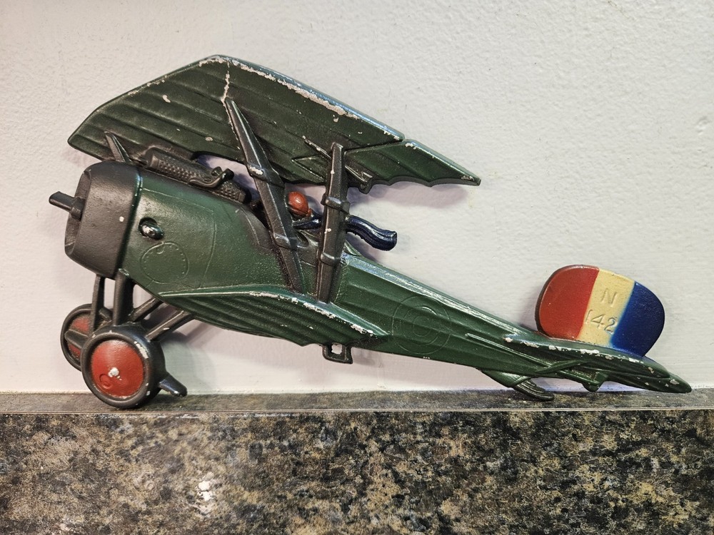 Vintage Sexton Metal Airplane Wall Hanging / Wall Art