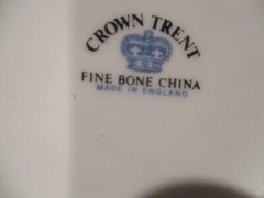 CROWN TRENT Fine Bone China Commemorate Prince Charles & Lady DI Marriage 1981