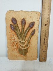 Vintage Homco Kitchen Wall Decor Set Of 3 Rustic Boho Cottagecore Plaque Gia Art