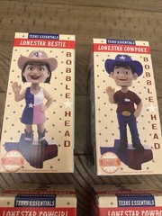 Bobblehead TEXAS BESTIE, COWPOKE, COWGIRL, COWBOY-COMPLETE SET OF 4 BRAND NEW